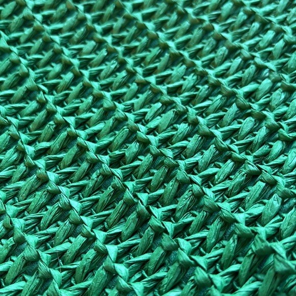 H&M Green Woven Tote - Picture 6 of 7